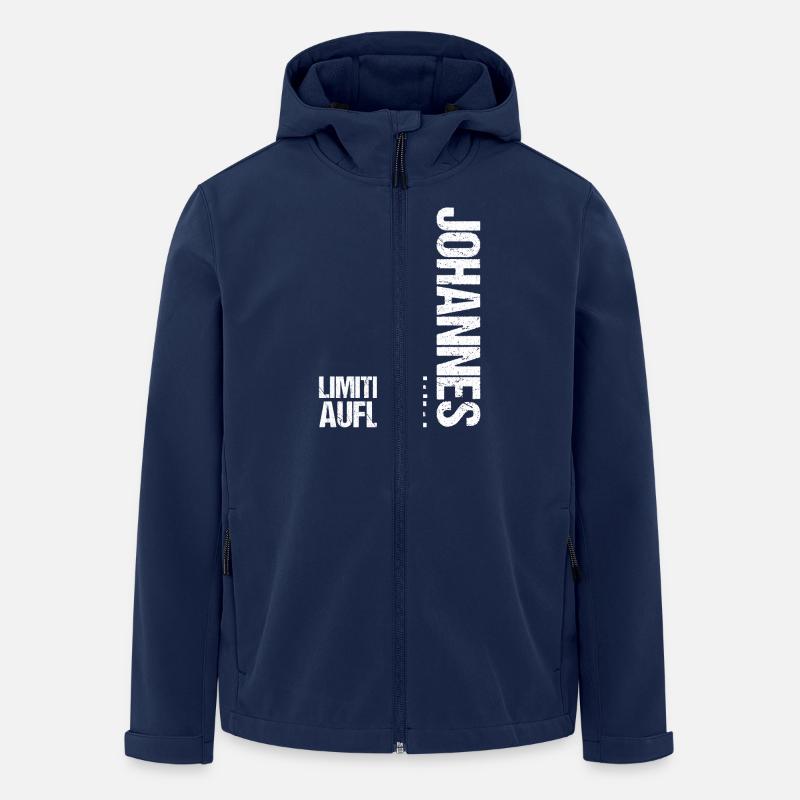 Johannes - Recycelte Männer Softshell-Jacke von Stanley/Stella - Navy