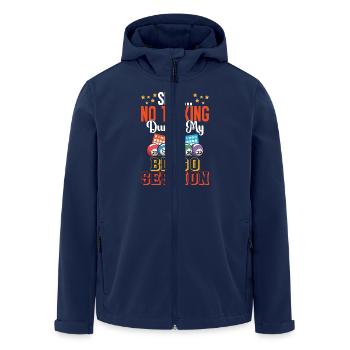 Bingo Spaß Geschenk Bingo Liebhaber - Recycelte Männer Softshell-Jacke von Stanley/Stella - Navy - Vorne - AI Model Male 185 light (185cm)