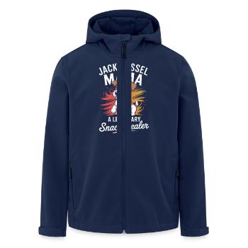 Jack Russel Mama, Legendary Snack Dealer - Men’s Recycled Softshell Jacket by Stanley/Stella - navy - Front - AI Model Male 185 light (185cm)