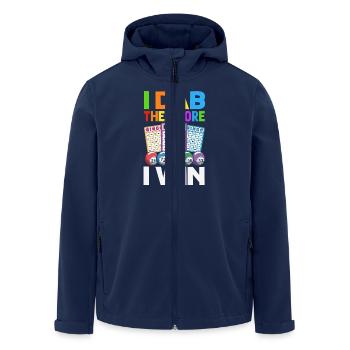 Lustiges Bingo Bingoabend Geschenk Bingospieler - Recycelte Männer Softshell-Jacke von Stanley/Stella - Navy - Vorne - AI Model Male 185 light (185cm)