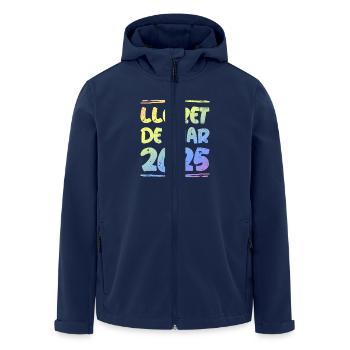 Lloret De Mar 2025 Coloré - Veste softshell homme en polyester recyclé Stanley/Stella - marine - Devant - AI Model Male 185 light (185cm)