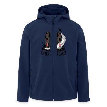 BÂTIMENTS HANTÉS - Veste softshell homme en polyester recyclé Stanley/Stella - marine - Devant - AI Model Male 185 light (185cm)