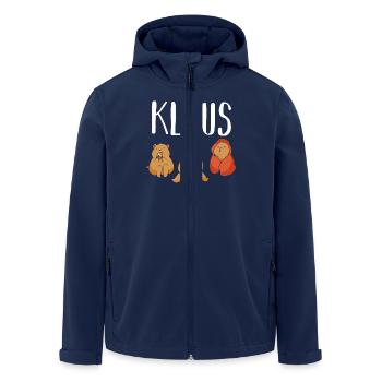Gamer Zocker Zocken Gaming Klaus - Recycelte Männer Softshell-Jacke von Stanley/Stella - Navy - Vorne - AI Model Male 185 light (185cm)