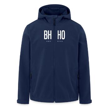 Bhisho, Afrique du Sud - Veste softshell homme en polyester recyclé Stanley/Stella - marine - Devant - AI Model Male 185 light (185cm)