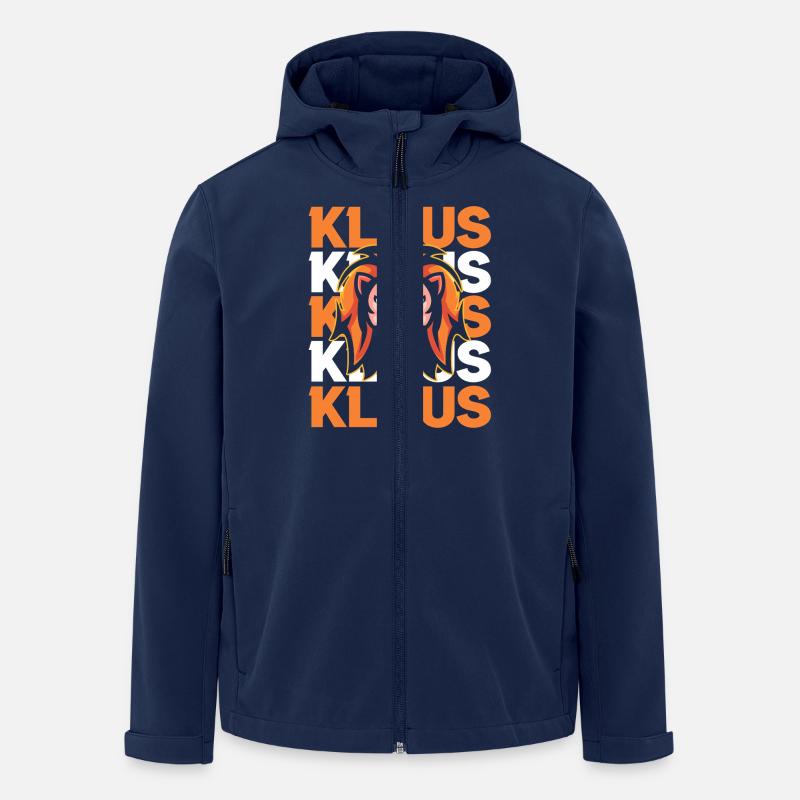 Leo Klaus - Men’s Recycled Softshell Jacket by Stanley/Stella - navy