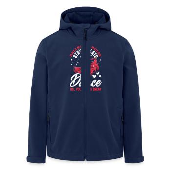 Règles de danse de salon jusqu’à ce que vos talons se brisent - Veste softshell homme en polyester recyclé Stanley/Stella - marine - Devant - AI Model Male 185 light (185cm)
