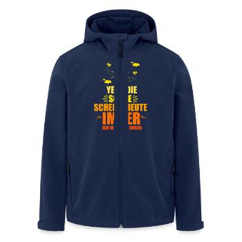 Biene Imker Geschenk Honig Honig Dealer Hobby - Recycelte Männer Softshell-Jacke von Stanley/Stella - Navy - Vorne - AI Model Male 185 light (185cm)