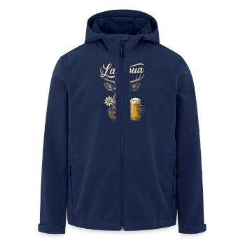 Lausbua Trachtenshirt Trachtenhemd T-Shirt Herren - Recycelte Männer Softshell-Jacke von Stanley/Stella - Navy - Vorne - AI Model Male 185 light (185cm)