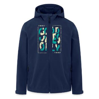 1992 Birthday 1992 Vintage 1992 Gift 1992 - Men’s Recycled Softshell Jacket by Stanley/Stella - navy - Front - AI Model Male 185 light (185cm)