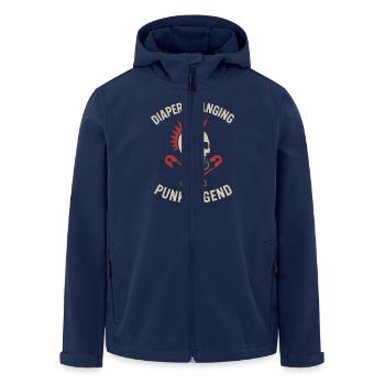 Punk Dad Alternative Paternity Rebellious - Men’s Recycled Softshell Jacket by Stanley/Stella - navy - Front - AI Model Male 185 light (185cm)