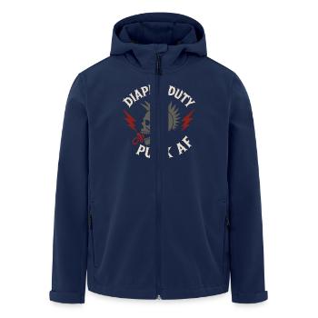 Punk Dad Alternative Paternity Rebellious - Men’s Recycled Softshell Jacket by Stanley/Stella - navy - Front - AI Model Male 185 light (185cm)