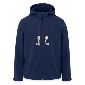 Punk Dad Alternative Paternity Rebellious - Men’s Recycled Softshell Jacket by Stanley/Stella - navy - Front - AI Model Male 185 light (185cm)