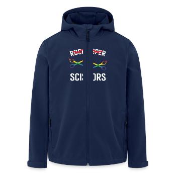 LGBTQ Parade Gift Gays and Lesbians - Men’s Recycled Softshell Jacket by Stanley/Stella - navy - Front - AI Model Male 185 light (185cm)