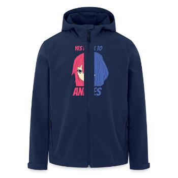 Anime Manga Otaku Kawaii Japan Cosplay Comic - Recycelte Männer Softshell-Jacke von Stanley/Stella - Navy - Vorne - AI Model Male 185 light (185cm)
