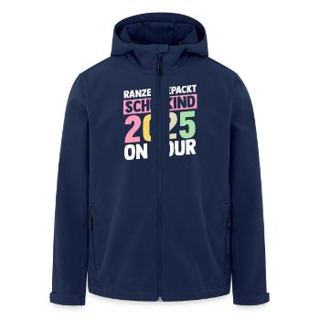 Kita Farewell First Grade School Enrollment 2025 - Men’s Recycled Softshell Jacket by Stanley/Stella - navy - Front - AI Model Male 185 light (185cm)