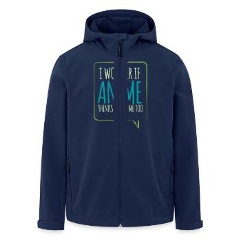 Anime Manga Otaku Kawaii Japan Cosplay Comic - Recycelte Männer Softshell-Jacke von Stanley/Stella - Navy - Vorne - AI Model Male 185 light (185cm)