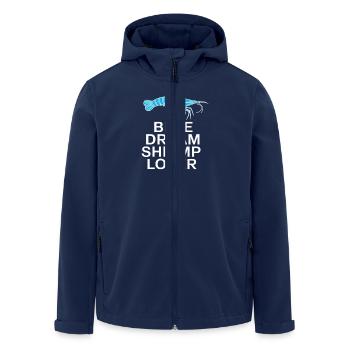 Blue Dream – For shrimp lovers - Men’s Recycled Softshell Jacket by Stanley/Stella - navy - Front - AI Model Male 185 light (185cm)