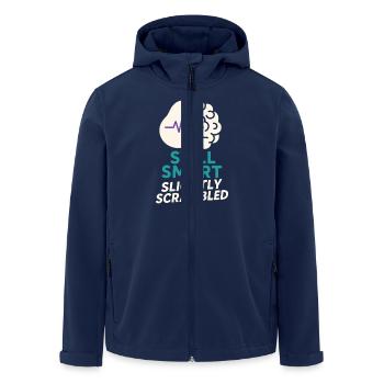 Neuro-resilient brain injury survivor - Men’s Recycled Softshell Jacket by Stanley/Stella - navy - Front - AI Model Male 185 light (185cm)