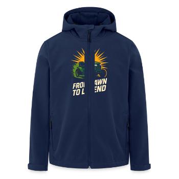 Rasenmäher-rennen Rasenmäher-rennen Rasenmäher - Recycelte Männer Softshell-Jacke von Stanley/Stella - Navy - Vorne - AI Model Male 185 light (185cm)