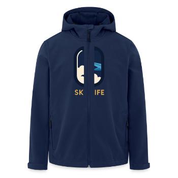 Flight Attendant Cabin Crew Life Aviation - Men’s Recycled Softshell Jacket by Stanley/Stella - navy - Front - AI Model Male 185 light (185cm)