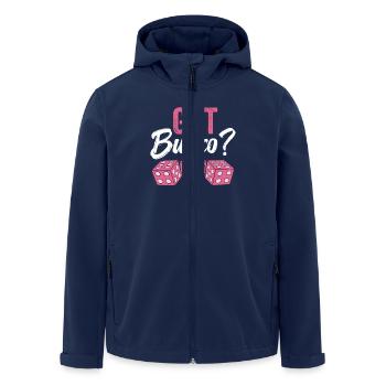 Bunco Dice Game Night Design Bunco Tournament - Men’s Recycled Softshell Jacket by Stanley/Stella - navy - Front - AI Model Male 185 light (185cm)