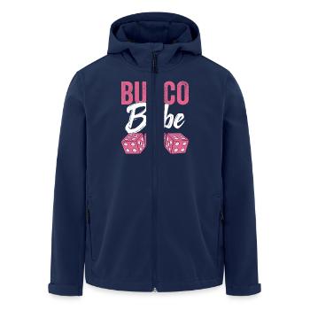Bunco Babe Women's Bunco Women's Dice Night - Men’s Recycled Softshell Jacket by Stanley/Stella - navy - Front - AI Model Male 185 light (185cm)
