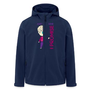 Anime Manga Otaku Kawaii Japan Cosplay Comic - Recycelte Männer Softshell-Jacke von Stanley/Stella - Navy - Vorne - AI Model Male 185 light (185cm)
