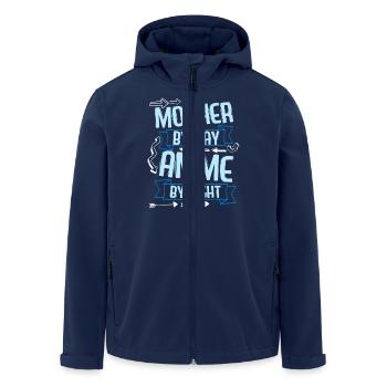 Anime Manga Otaku Kawaii Japan Cosplay Comic - Recycelte Männer Softshell-Jacke von Stanley/Stella - Navy - Vorne - AI Model Male 185 light (185cm)