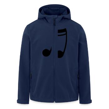 Note - Veste softshell homme en polyester recyclé Stanley/Stella - marine - Devant - AI Model Male 185 light (185cm)