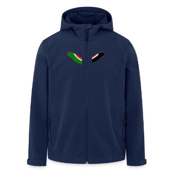 Eagle of Palestine. - Men’s Recycled Softshell Jacket by Stanley/Stella - navy - Front - AI Model Male 185 light (185cm)