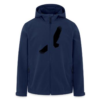 adler - Recycelte Männer Softshell-Jacke von Stanley/Stella - Navy - Vorne - AI Model Male 185 light (185cm)