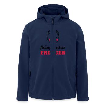 fränggischer fregger - Recycelte Männer Softshell-Jacke von Stanley/Stella - Navy - Vorne - AI Model Male 185 light (185cm)