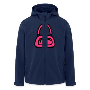 Sac à main - Veste softshell homme en polyester recyclé Stanley/Stella - marine - Devant - AI Model Male 185 light (185cm)
