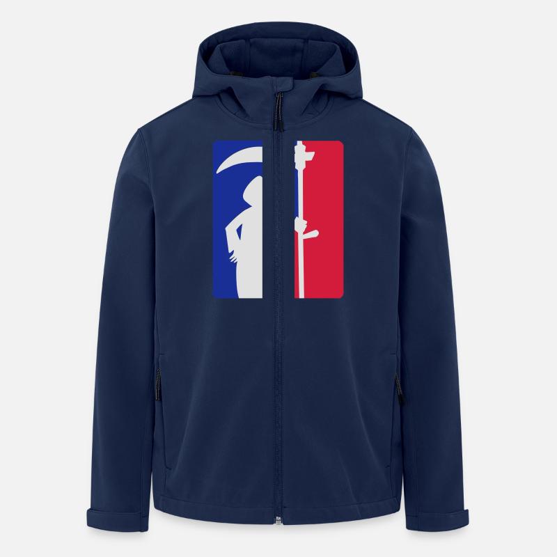 Tot, aber lustig - Recycelte Männer Softshell-Jacke von Stanley/Stella - Navy