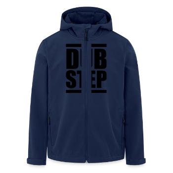 Dubstep - Veste softshell homme en polyester recyclé Stanley/Stella - marine - Devant - AI Model Male 185 light (185cm)