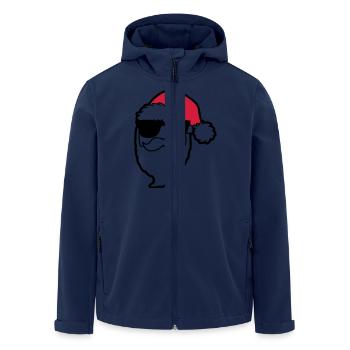 santa_claus_hohoho_4a - Recycelte Männer Softshell-Jacke von Stanley/Stella - Navy - Vorne - AI Model Male 185 light (185cm)