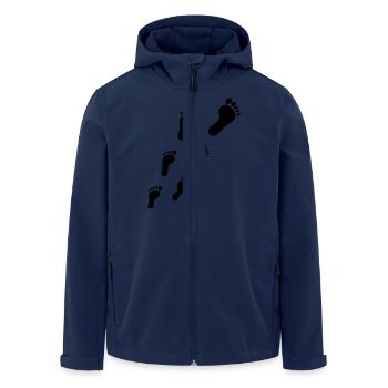 Füße - Recycelte Männer Softshell-Jacke von Stanley/Stella - Navy - Vorne - AI Model Male 185 light (185cm)