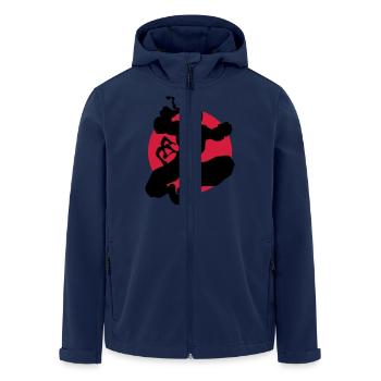 Martial arts, Karate, Boxing, Ninjutsu, Kung Fu, - Men’s Recycled Softshell Jacket by Stanley/Stella - navy - Front - AI Model Male 185 light (185cm)
