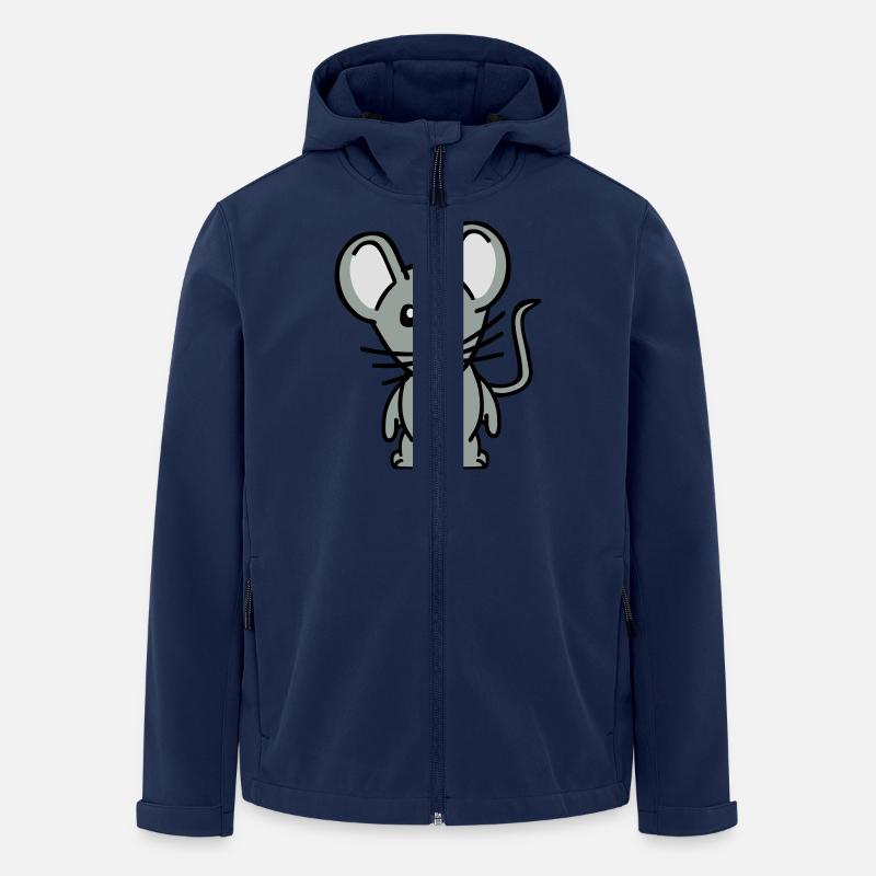 Maus - Recycelte Männer Softshell-Jacke von Stanley/Stella - Navy