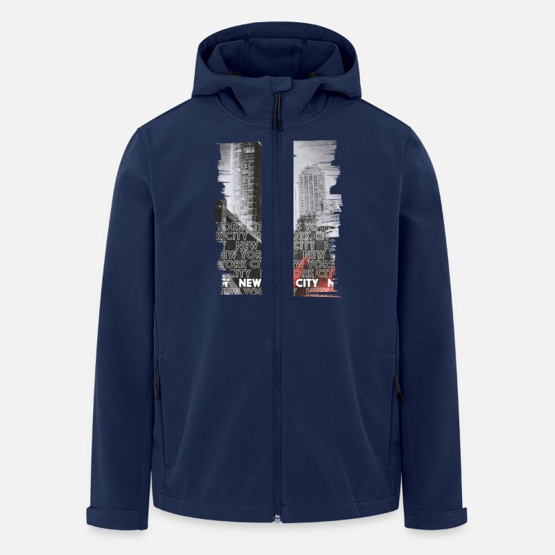 NEW YORK CITY - Recycelte Männer Softshell-Jacke von Stanley/Stella - Navy