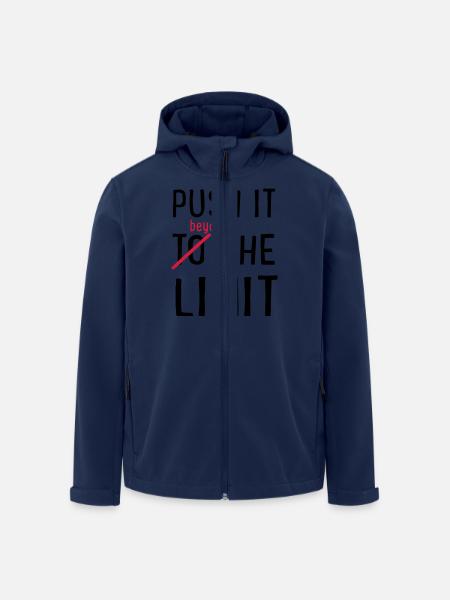 Push it to the Limit - Men’s Recycled Softshell Jacket by Stanley/Stella - navy
