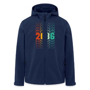 Class of 2036 graduation future class school - Men’s Recycled Softshell Jacket by Stanley/Stella - navy - Front - AI Model Male 185 light (185cm)