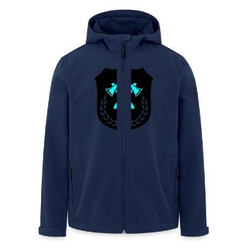 Coat of Arms Axe Axes - Men’s Recycled Softshell Jacket by Stanley/Stella - navy - Front - AI Model Male 185 light (185cm)