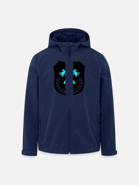 Coat of Arms Axe Axes - Men’s Recycled Softshell Jacket by Stanley/Stella - navy