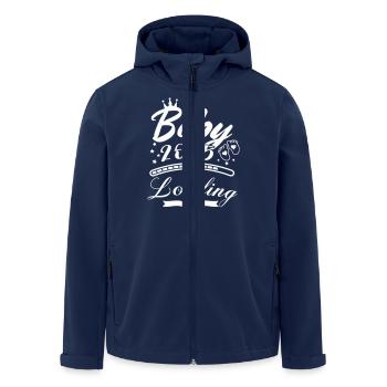 Bébé 2025 Chargement 01 - Veste softshell homme en polyester recyclé Stanley/Stella - marine - Devant - AI Model Male 185 light (185cm)