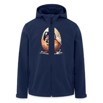 Easter Easter Bunny Easter Eve Easter Sunday Easter Egg Spring - Men’s Recycled Softshell Jacket by Stanley/Stella - navy - Front - AI Model Male 185 light (185cm)