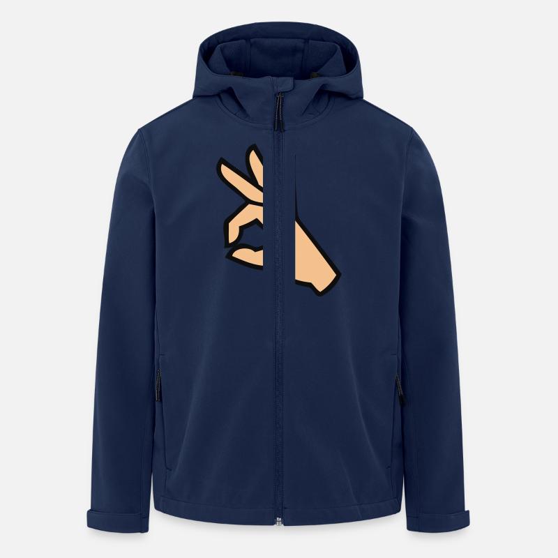 Prima - Recycelte Männer Softshell-Jacke von Stanley/Stella - Navy