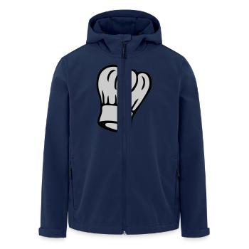 Chef's Hat 2-colored - Men’s Recycled Softshell Jacket by Stanley/Stella - navy - Front - AI Model Male 185 light (185cm)