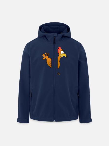 huhn - Recycelte Männer Softshell-Jacke von Stanley/Stella - Navy