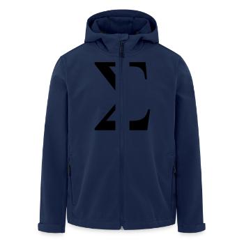 sigma greek - Recycelte Männer Softshell-Jacke von Stanley/Stella - Navy - Vorne - AI Model Male 185 light (185cm)